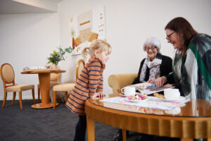 Visiting Grandparents at The Richardson Aged Care Perth