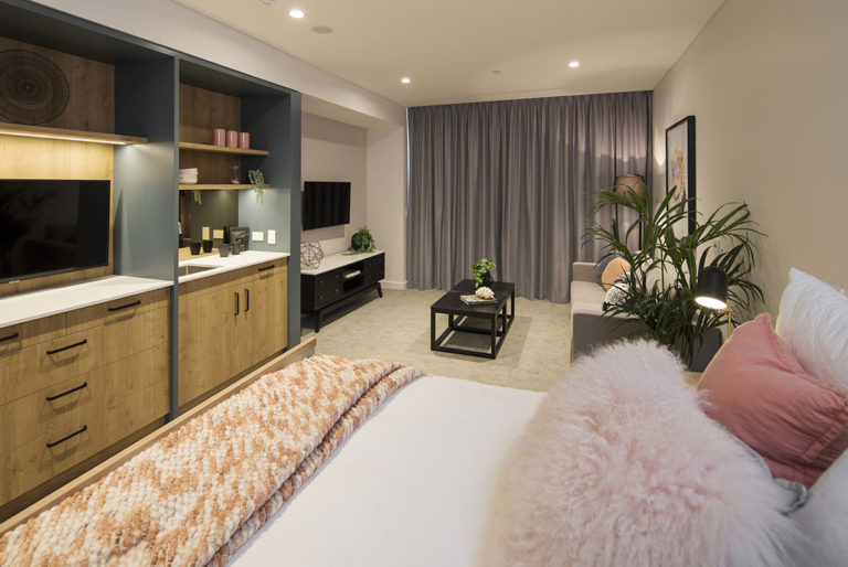 Queenslea Claremont Aged Care luxury suite