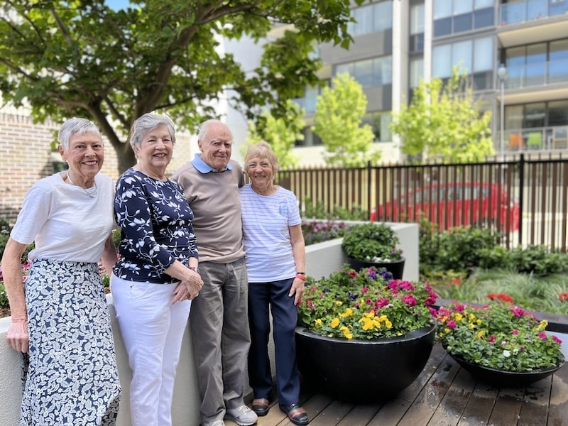 Lynette, Christine, Gerry and Wendy - the queenslea retirement apartments perth